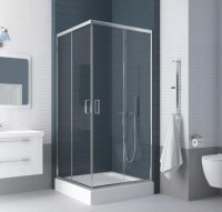 New Trendy Suvia 90x90 cm szögletes zuhanykabin, Active Shield vízlepergető üvegbevonattal + Feria ö