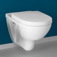 Villeroy&Boch O.Novo Combipack mélyöblítésű fali WC + lecsapódásmentes WC ülőke 36x56 cm 5660H101
