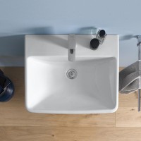 Duravit Durastyle No.1 60x46 cm bútorba építhető vagy falra szerelhető mosdó