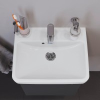 Duravit Durastyle No.1 50x40 cm bútorba építhető vagy falra szerelhető mosdó, kézmosó