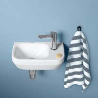 Duravit Durastyle No.1 36x17 cm fali kézmosó, jobb oldali csaplyukkal