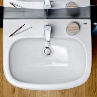 Grohe Euro Ceramic 55 cm fali mosdó, tapadásmentes és antibakteriális felülettel 3933600H