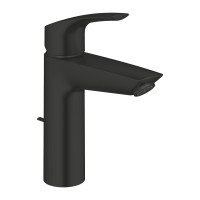 Grohe Eurosmart Black mosdócsaptelep, automata leeresztővel, M méret, matt fekete 233222433