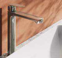 Ravak Life 280 mm EcoFlow - víztakarékos magasított mosdócsaptelep, króm