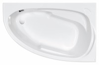 Cersanit Joanna aszimmetrikus akril kád 160x95 cm jobbos kivitelben KÉSZLETSÖPRÉS