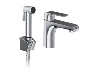 Ravak Flat Mosdócsaptelep bidézuhannyal, leeresztő nélkül FL 112.00CR, króm