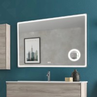 Coycama Cosmos 120x80 cm tükör, beépített ledvilágítással és páramentesítővel, érintő gombokkal