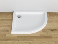 Ravak Ronda LA íves zuhanytálca 80x80 cm