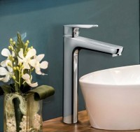 Hansgrohe Logis E 230 magas mosdócsaptelep, automata leeresztővel