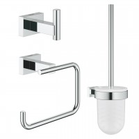 Grohe Essentials Cube 3 darabos fürdőszobai kiegészítő szett 40757001