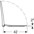 Geberit Acanto lecsapódásmentes WC ülőke 500.605.01.2