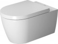 Duravit ME by Starck Rimless perem nélküli fali WC, mélyöblítésű, rejtett rögzítéssel