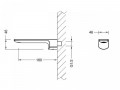 Arezzo Design Springfield falsík alatti mosdócsaptelep, belső egységgel együtt AR-5034+AR-5168