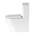 Duravit D-Neo Rimless - perem nélküli monoblokk WC + oldalsó vízbekötésű tartály SZETT