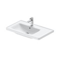 Duravit D-Neo 80x48 cm aszimmetrikus bútorba építhető vagy falra szerelhető mosdó