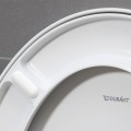 Duravit Durastyle No.1 Compact WC ülőke, nemesacél zsanérral