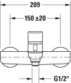 Duravit B.1 kádcsaptelep