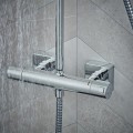 Hansgrohe Vernis Shape Showerpipe 230 1 jet zuhanyrendszer, termosztátos csapteleppel, króm