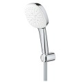 Grohe Tempesta Cube 110 zuhanyszett fali tartóval, 3 funkciós zuhanyfejjel 27588003