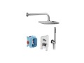 Ravak Flat falsík alatti komplett zuhanyrendszer, belső egységgel együtt, króm  FL 090.01CR.O2.