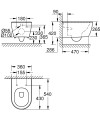 Grohe Essence fali WC PureGuard tapadásmentes, antibakteriális bevonattal 3957100H