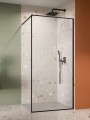 Radaway Modo F II Walk-in zuhanyfal, fekete