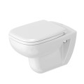 Duravit D-Code Rimless - perem nélküli fali WC + lecsapódásmentes WC ülőke SZETT