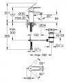 Grohe Eurostyle Cosmopolitan mosdócsaptelep, húzórudas leeresztővel 33552002