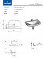 Cersanit Carina 60 mosdó (60x41,5 cm) K31-006