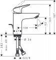 Hansgrohe Logis mosdó csaptelep automata leeresztővel 71100000