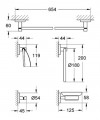 Grohe Essentials fürdőszobai kiegészítő szett 40344000