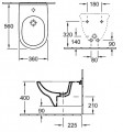 Villeroy&Boch O.Novo fali bidé 54600001