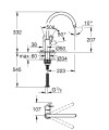 Grohe BauLoop álló mosogató csaptelep 31368001