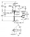 Grohe Eurosmart Cosmopolitan magas mosdócsaptelep, húzórudas leeresztővel 23325000