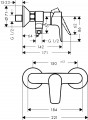 Hansgrohe Talis E zuhany csaptelep 71760000